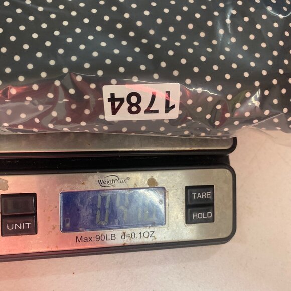 Fred David Black & White Polka Dot Button-Down Blouse Womens M Polyester Spandex - Picture 9 of 9